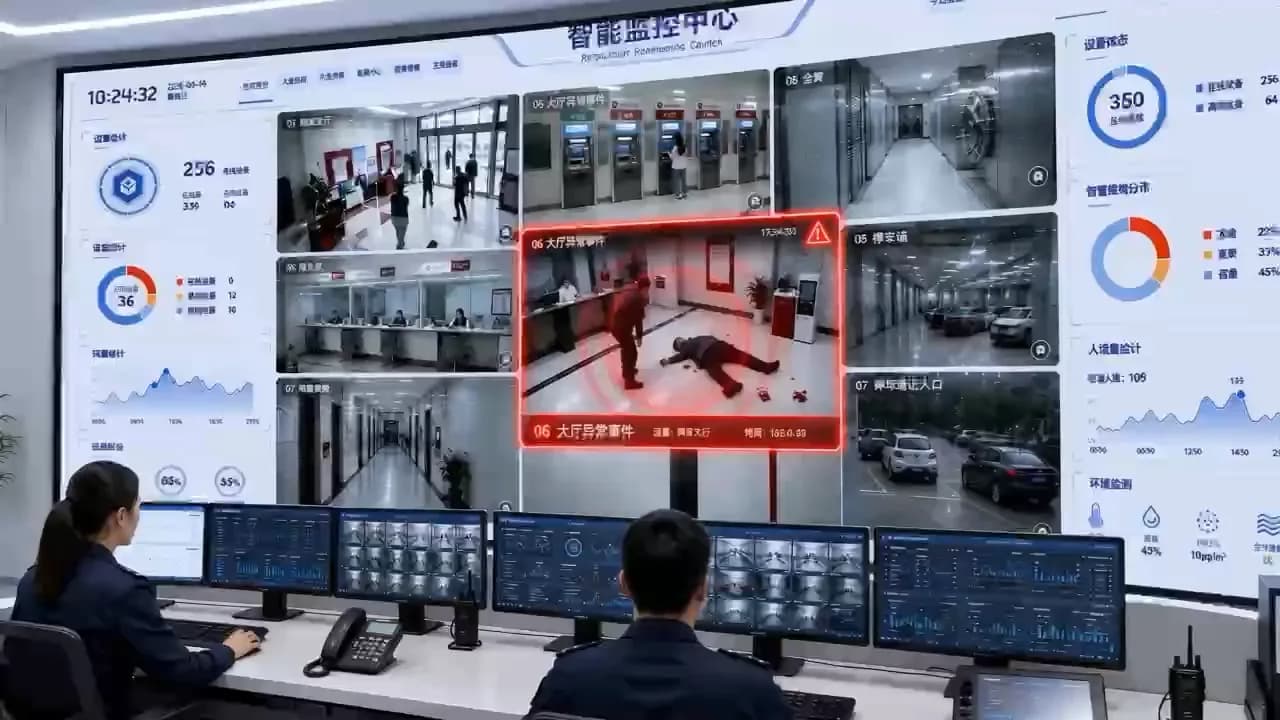 金砖安防 AI 智能监控中心